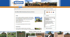 Desktop Screenshot of hobein-landtechnik.de