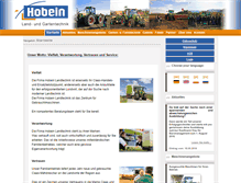 Tablet Screenshot of hobein-landtechnik.de